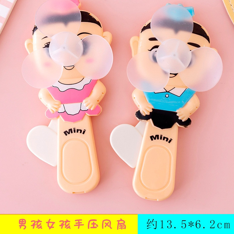 Quạt Bóp Tay Mini Hình Thú Dễ Thương - Quạt Cầm Tay Mini Họa Tiết Hoạt Hình Xinh Xắn Xua Tan Nóng Bức Nhỏ Gọn Tiện Lợi