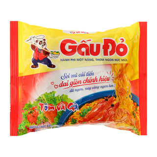 Mì  Tôm Gấu Đỏ tôm và gà 63g