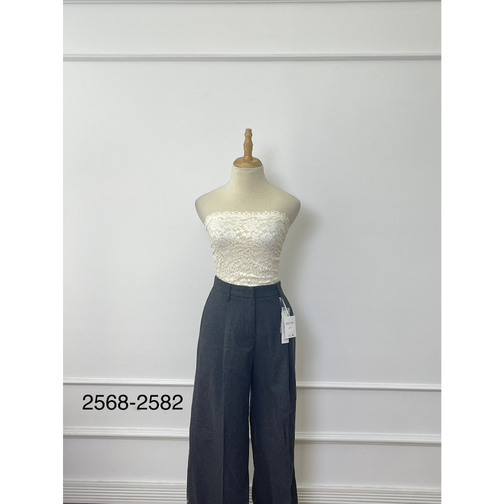 Q2568 New nguyên tag Quần ống rộng TOPTEN Hàng hiệu chính hãng thời trang nữ màu nâu đen size 27 thanh lý ký gửi