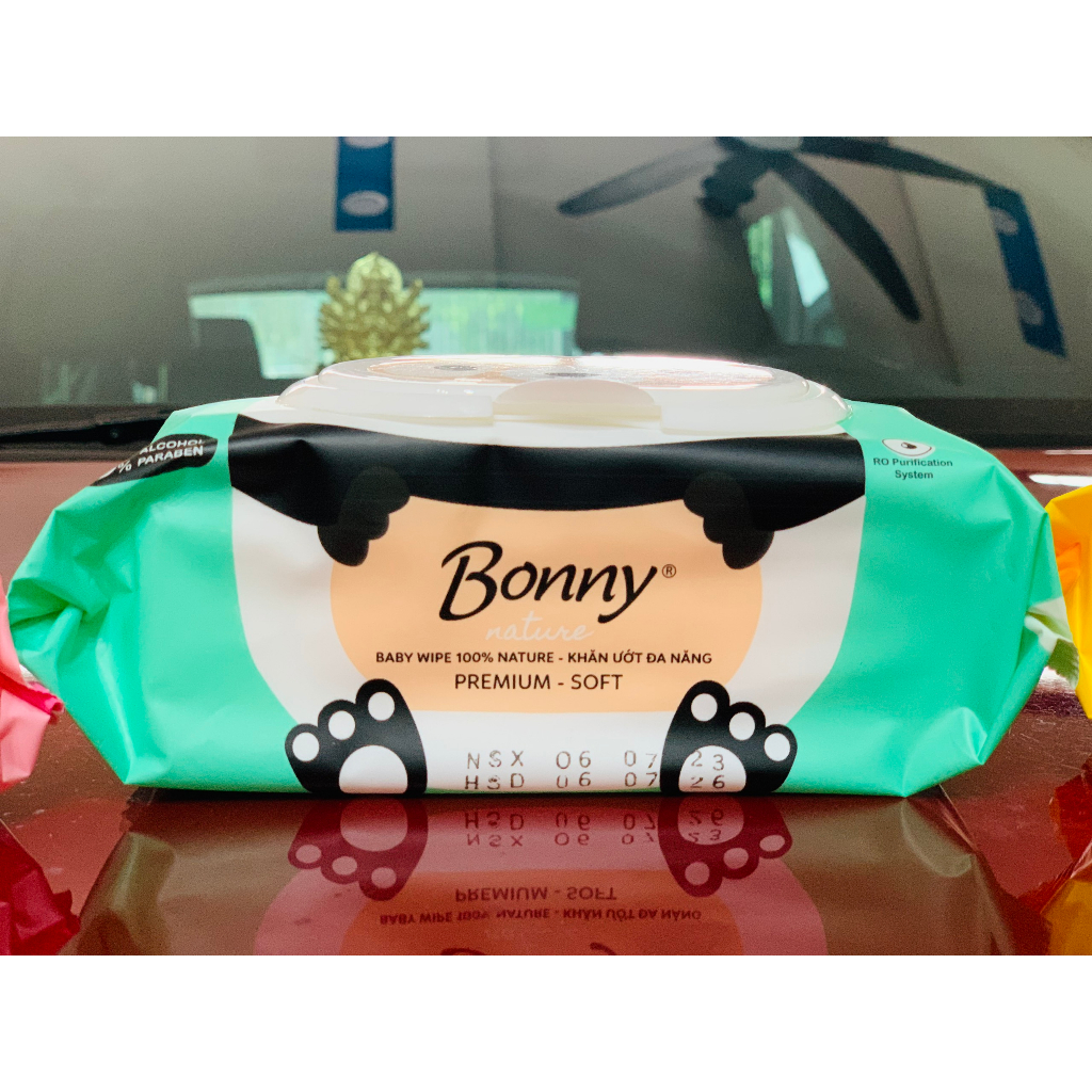 Khăn ướt Bonny Premium . Mix 3 màu siêu xịn mịn. Khăn ướt Bonny Phú Đạt