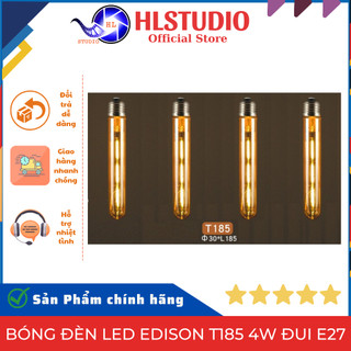 Bóng đèn Led Edison T185 4W đui E27 HL Studio