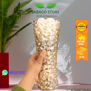 Bình hoa, Lọ hoa thủy tinh cao 30cm