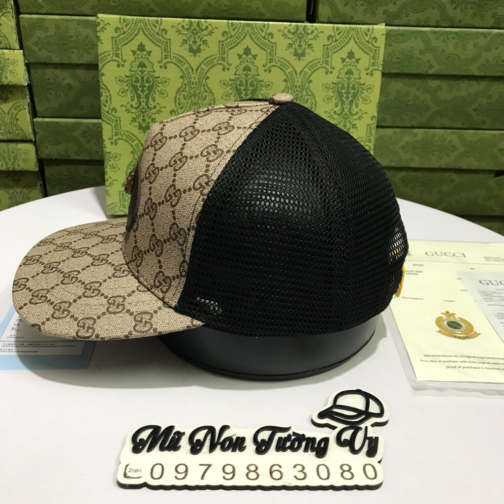 Mũ Nón Kết Gucci Hổ Sắt,Hàng Full Hộp,Lên Phom Đẹp.
