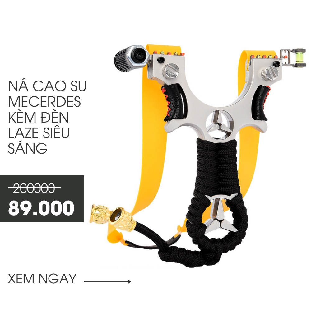 Ná cao su mẹc inox  tặng kèm laze dây đầy đủ quà tặng