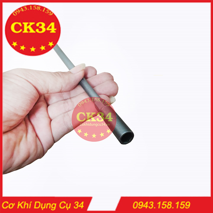 Chụp bulong sâu lòng 8,10mm cho máy khoan, máy bắn vít dài 250mm