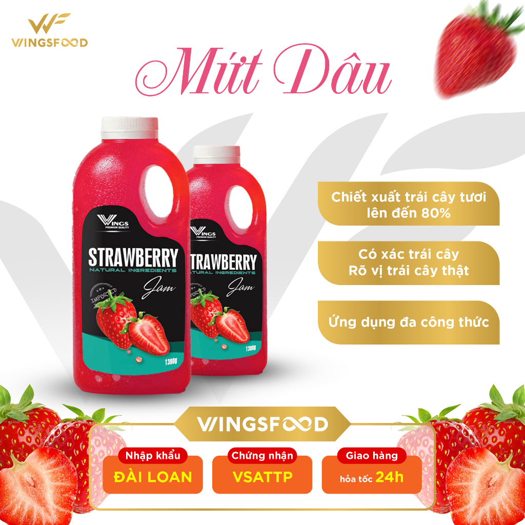 Strawberry Jam - Mứt Dâu Wings