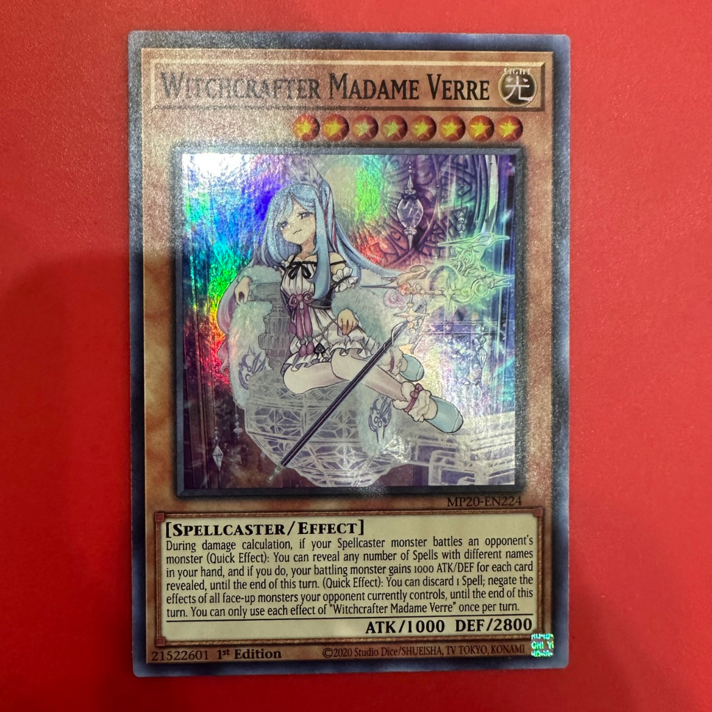 EN]Thẻ Bài Yugioh Chính Hãng] Witchcrafter Madame Verre