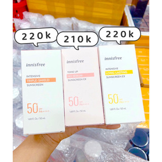 KEM CHỐNG NẮNG INNISFREE TRIPLE SHIELD / LONG LASTING / NOSEBUM