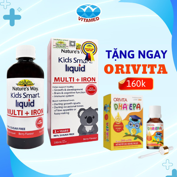 NATURE'S WAY KIDS SMART LIQUID MULTI IRON