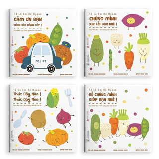 Sách - Bộ 4 cuốn Ehon: Tớ là em bé ngoan - dành cho trẻ mầm non