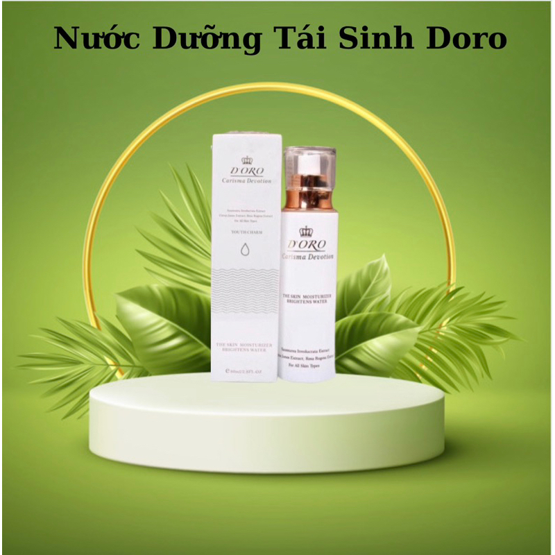 Nước Dưỡng Tái Sinh DORO 80ml - Giúp Sáng, Mềm Mịn, Làm Dịu Da; Se Khít LCL, Bảo Vệ Da
