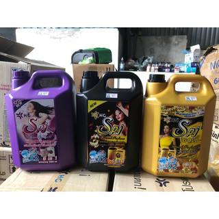  Can 5 Lít Nước giặt xả quần áo siêu đậm đặc SPJ 6in1  Thái Lan 
