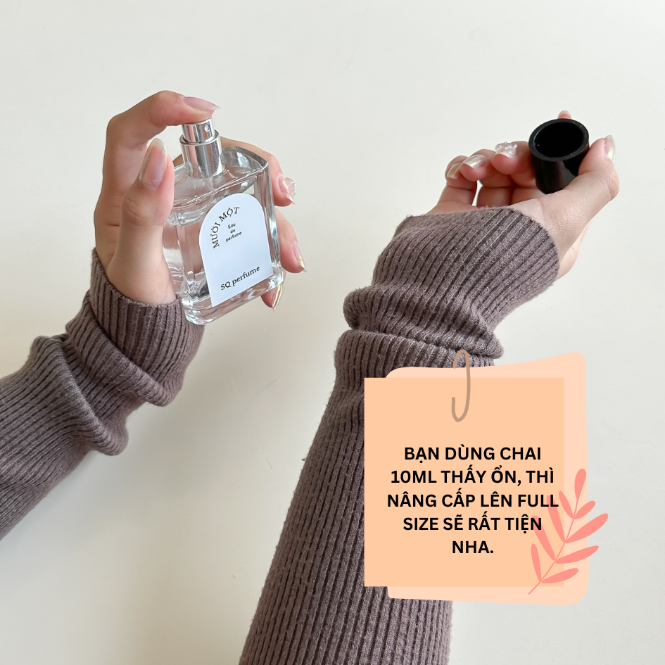 Nước hoa SQ perfume by Vuông find garden 10ml unisex tươi mát dễ chịu