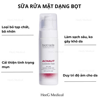 Sữa rửa mặt biotrade acnaut cleansing foam