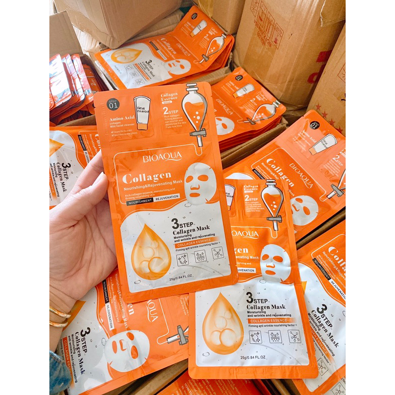 MẶT NẠ DƯỠNG DA COLLAGEN CAO CẤP BIOAQUAA