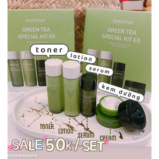 Set dưỡng da Innisfree trà xanh