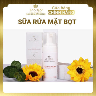 Sữa rửa mặt bọt doro giúp trắng da kiềm dầu sạch sâu thông thoáng lỗ chân lông, mềm da dịu nhẹ 120ml