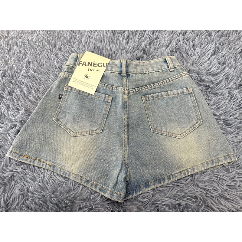 QUẦN GIẢ VÁY JEANS THÊU KÈM LÓT TRONG #300 SIÊU HOT