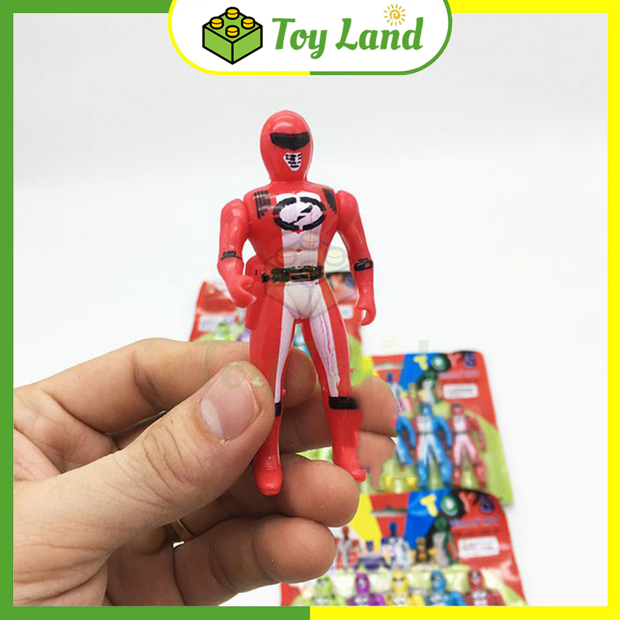 Vỉ Đồ Chơi 5 Anh Em Siêu Nhân Mini Bằng Nhựa Đồ Chơi Trẻ Em Nhập Vai Siêu Anh Hùng