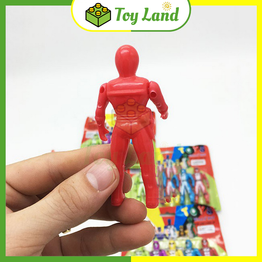 Vỉ Đồ Chơi 5 Anh Em Siêu Nhân Mini Bằng Nhựa Đồ Chơi Trẻ Em Nhập Vai Siêu Anh Hùng