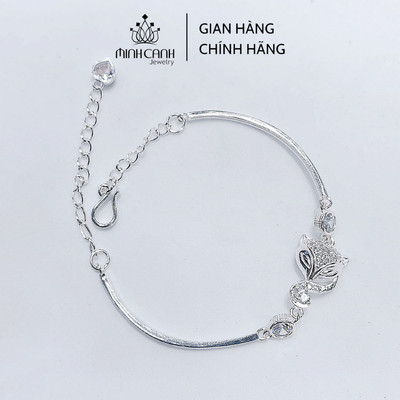 Lắc Tay Bạc Nữ Hồ Ly Thanh Bạc - Minh Canh Jewelry