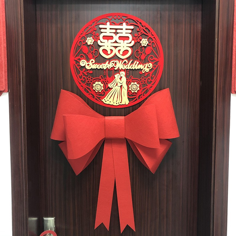 Chũ Hỷ Nhung Dán Phòng Tân Hôn, Trang Trí Đám Cưới