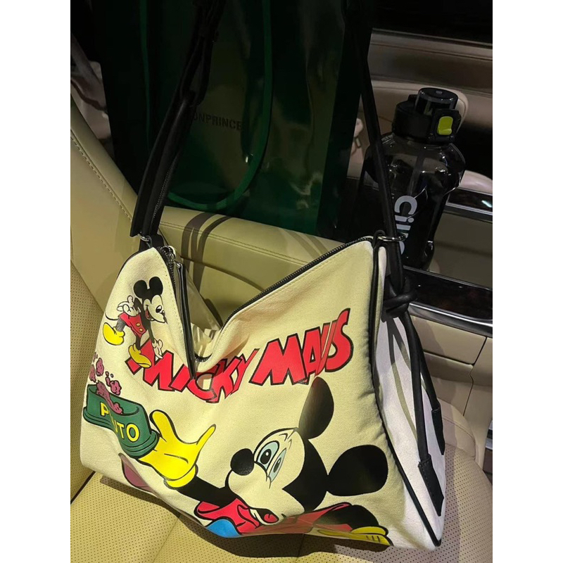 Túi Xách Nữ - Túi Du Lịch MICKEY Vải CANVAS To 42x28x15cm Mới 2023