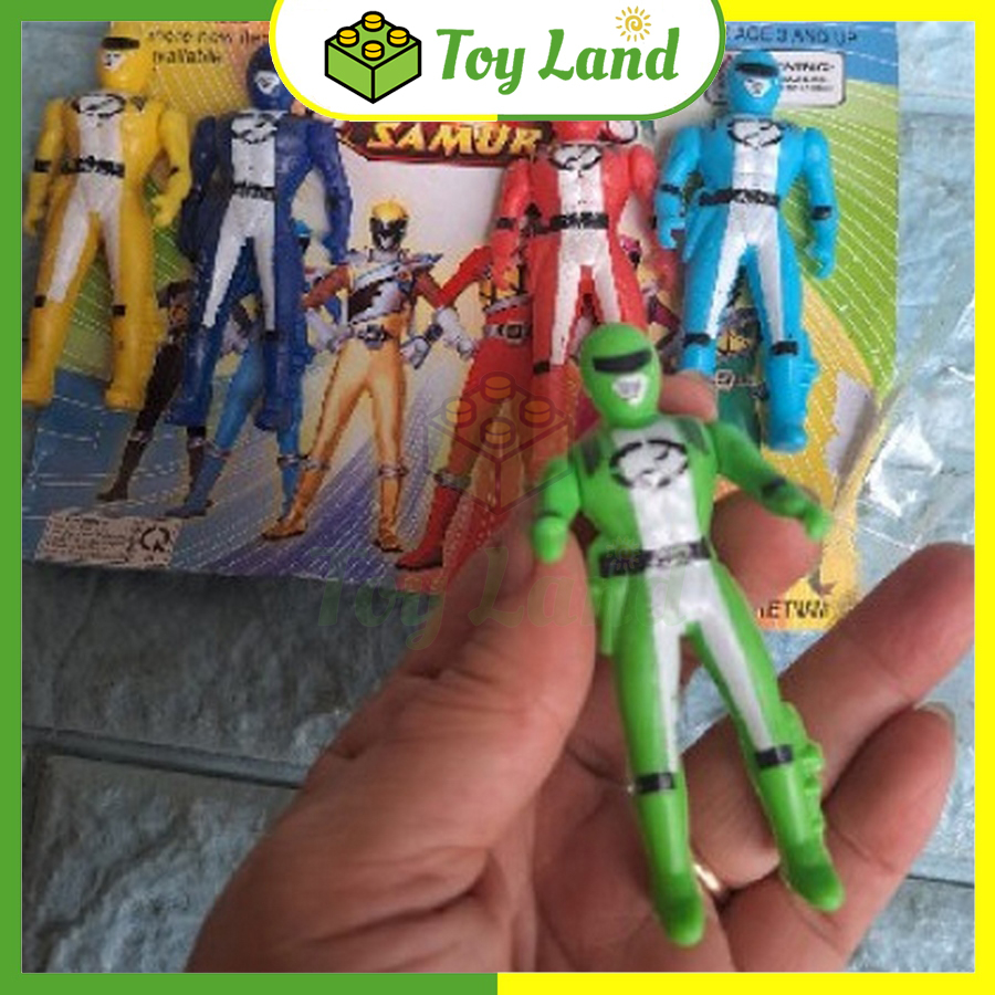 Vỉ Đồ Chơi 5 Anh Em Siêu Nhân Mini Bằng Nhựa Đồ Chơi Trẻ Em Nhập Vai Siêu Anh Hùng