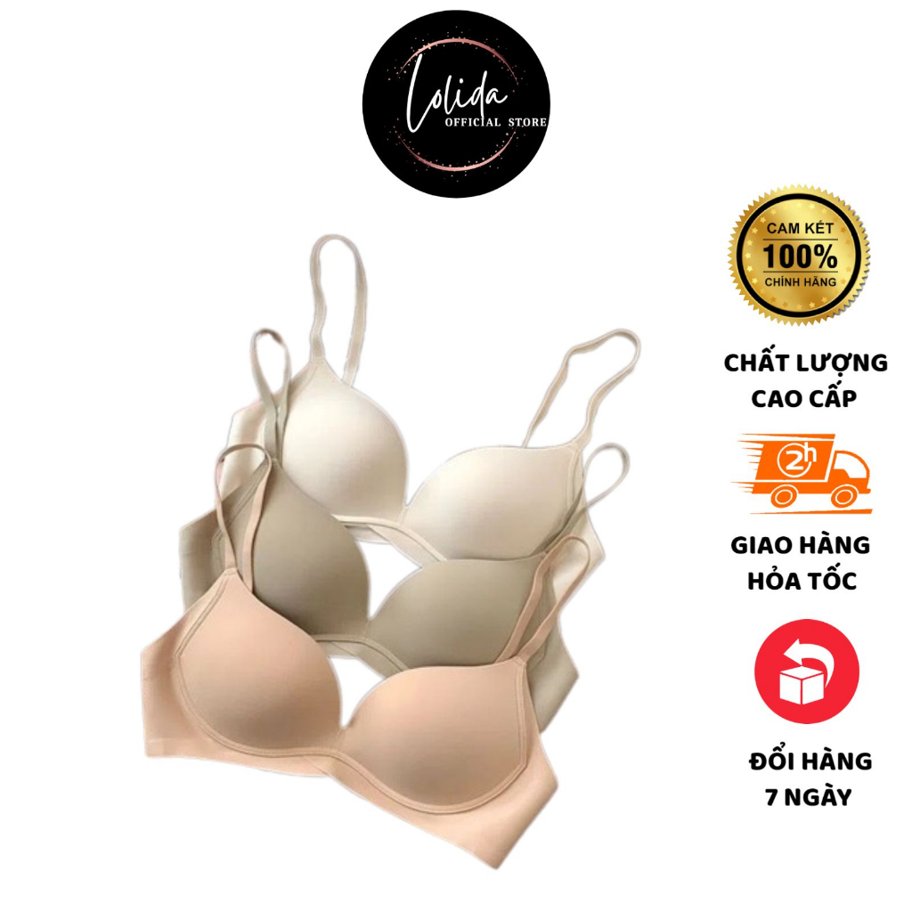 Áo Ngực Nữ Lolida Đúc Su Cao Cấp Thiết Kế Không Gọng Mềm Mại MẪU AL81
