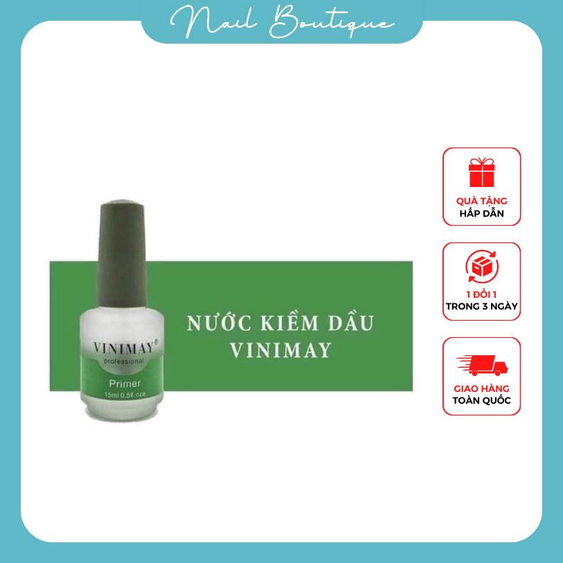 Kiềm Dầu Vinimay Chính Hãng Giúp Sơn Gel Bền Và Bám Lâu Hơn Nail Boutique