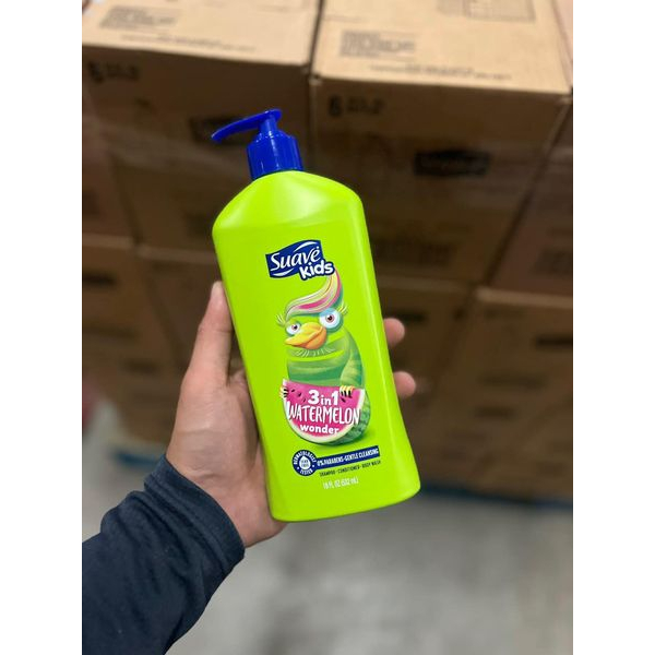 SỮA TẮM CHO BÉ SUAVE KIDS 3-1 1.18l
