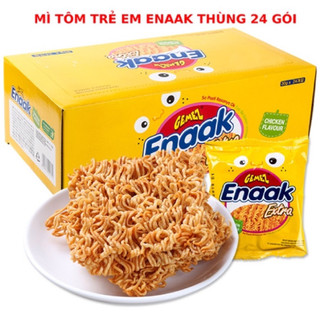 Thùng 24 gói mì trẻ em enaak extra vị gà gói 30g