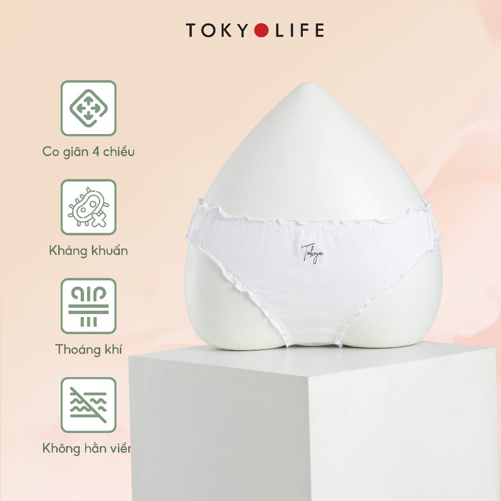 Quần lót NỮ gói 3chiếc TOKYOLIFE S9UND223K ( GIAO MÀU NGẪU NHIÊN )