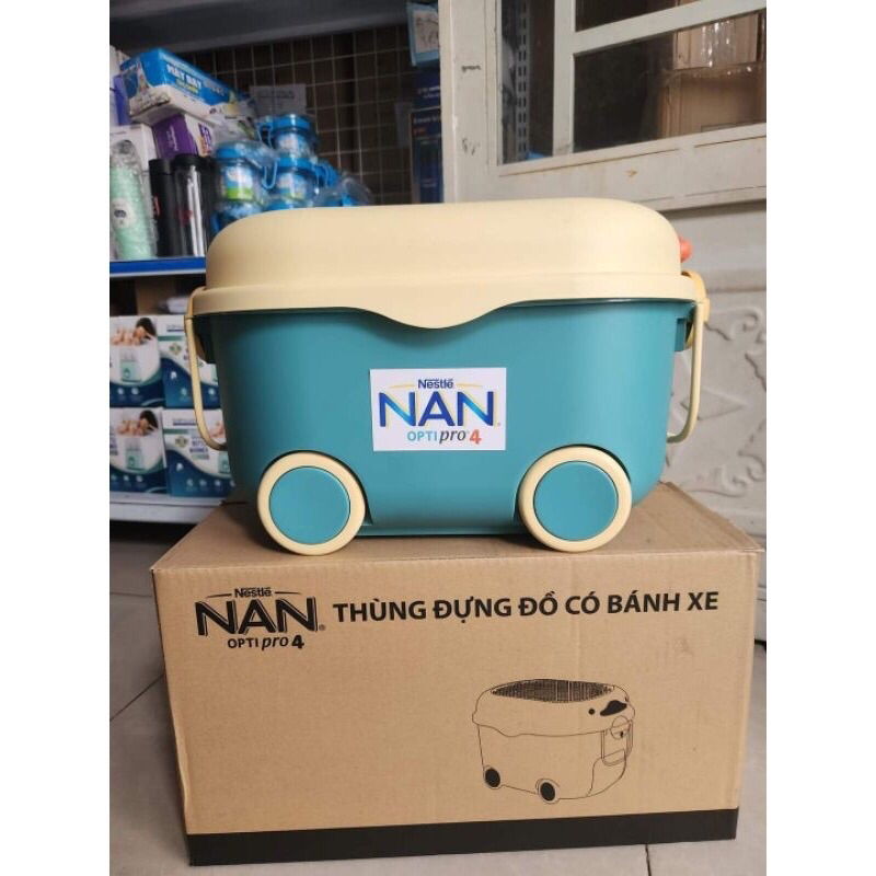 Thùng đựng đồ chơi có bánh xe