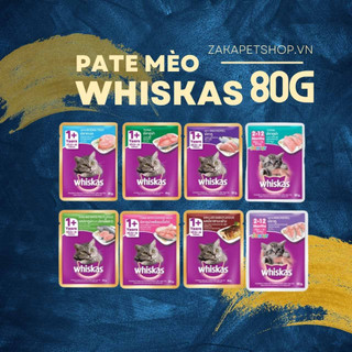 Pate Whiskas cho mèo 80g