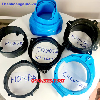 Dưỡng loa cánh ô tô các hãng: TOYOTA - NISSAN, HYUNDAI, HONDA... vòng đệm đế dưỡng loa size 6.5inch