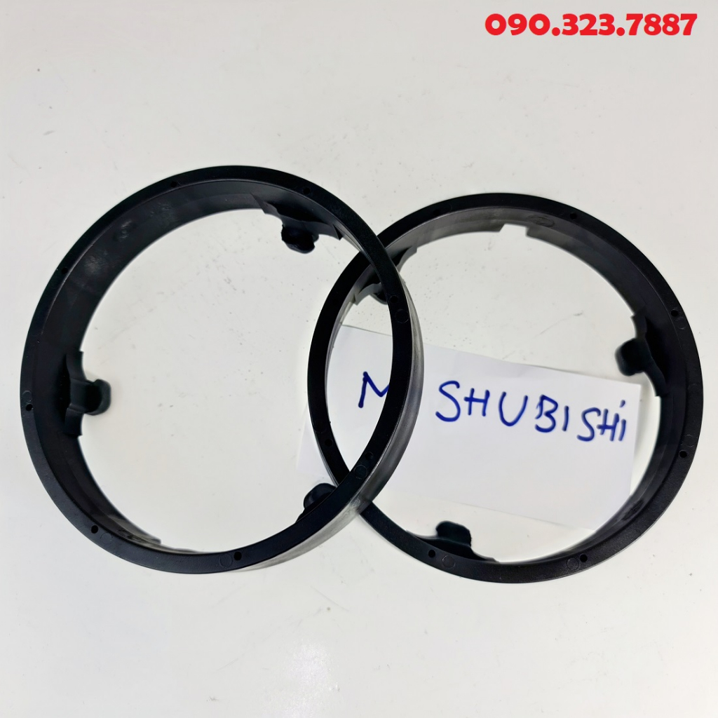 Dưỡng loa cánh ô tô các hãng: TOYOTA - NISSAN, HYUNDAI, HONDA... vòng đệm đế dưỡng loa size 6.5inch