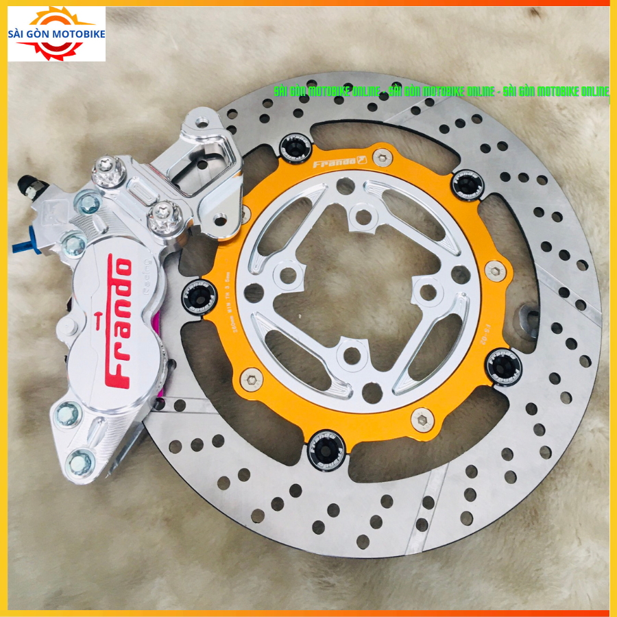 [ Combo Raider/Satria ] Heo 4Pis Frando + Đĩa Frando + Pát 4Pis CNC size đĩa 260/267mm // Tặng 2 ốc 