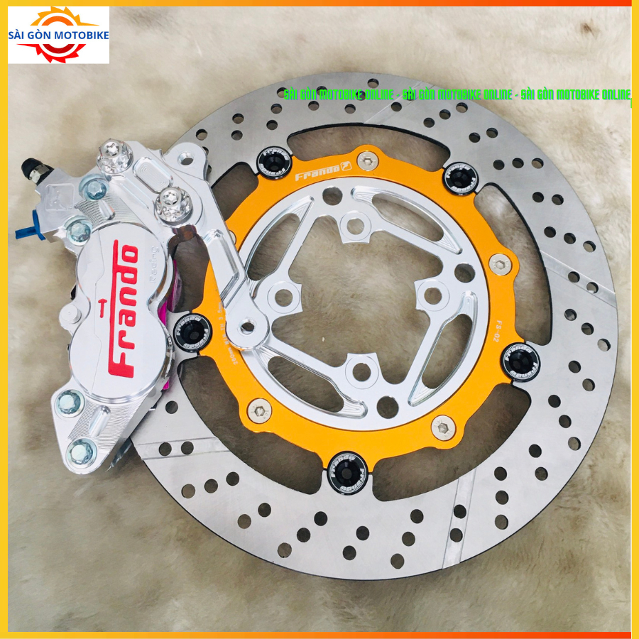 [ Combo Wave100/ZX/FutureNEO ] Heo 4Pis Frando + Đĩa Frando + Pát 4Pis CNC size đĩa 260/267m // Tặng