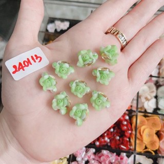 Hoa bột nail HOA HỒNG ĐÍNH ĐÁ (giá 1 bông)
