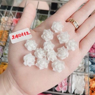 Hoa bột nail HOA HỒNG ĐÍNH ĐÁ (giá 1 bông)