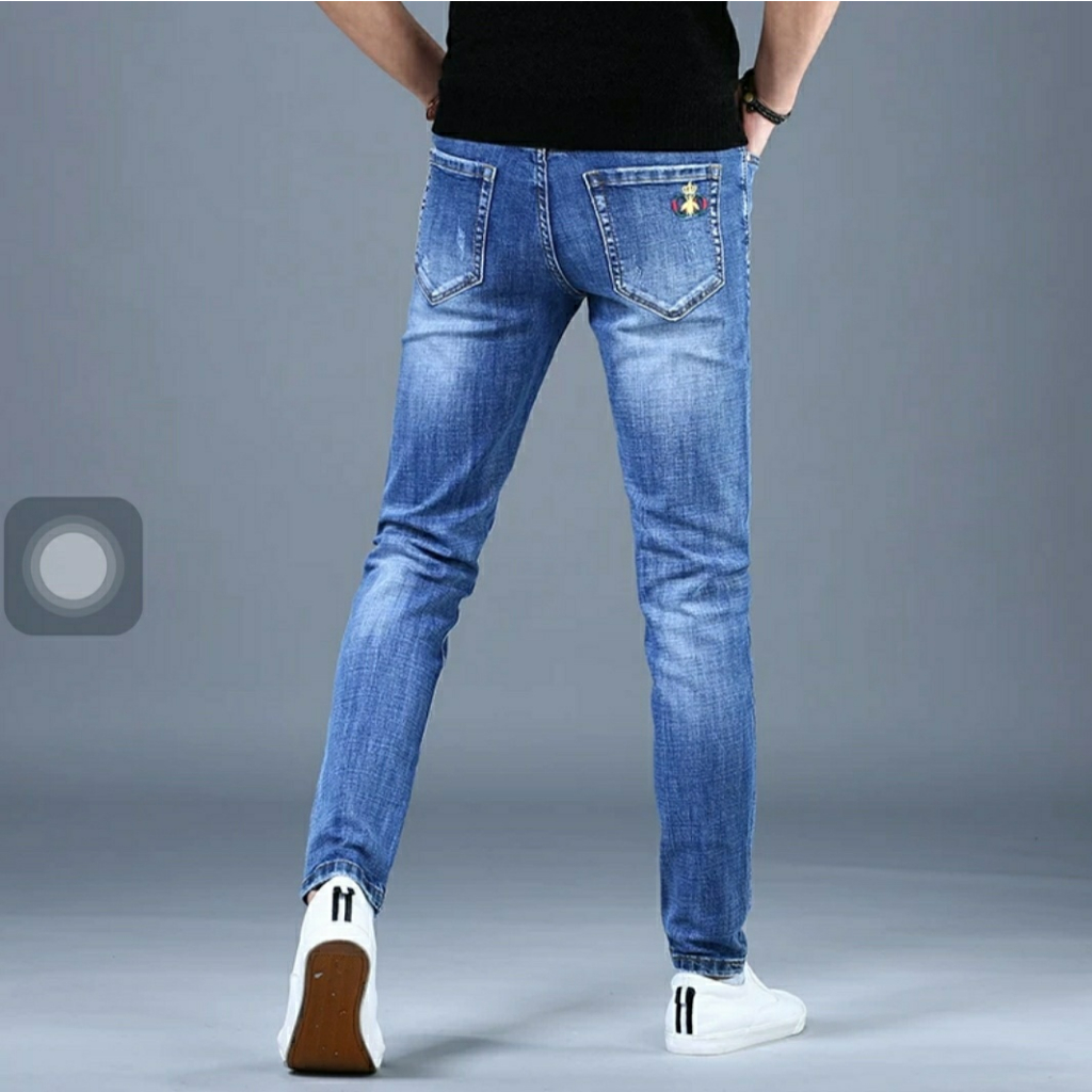 Quần Jean Nam Quần Bò Nam Cào Xước Dáng Skinny Co Giãn 4 Chiều Hàng Công Ty Xuất Khẩu Cao Cấp