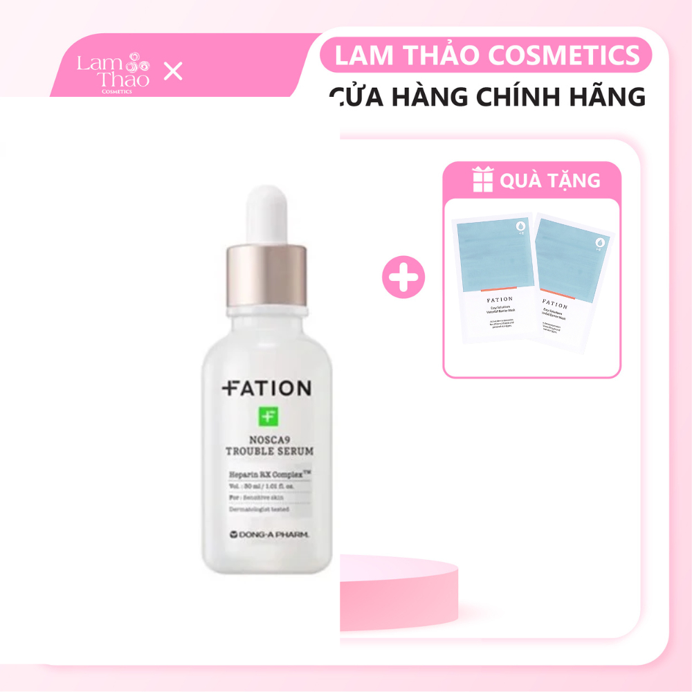 Tinh Chất Làm Dịu Da Fation Nosca9 Trouble Serum 30ml -Chính hãng Lam Thảo Cosmetics