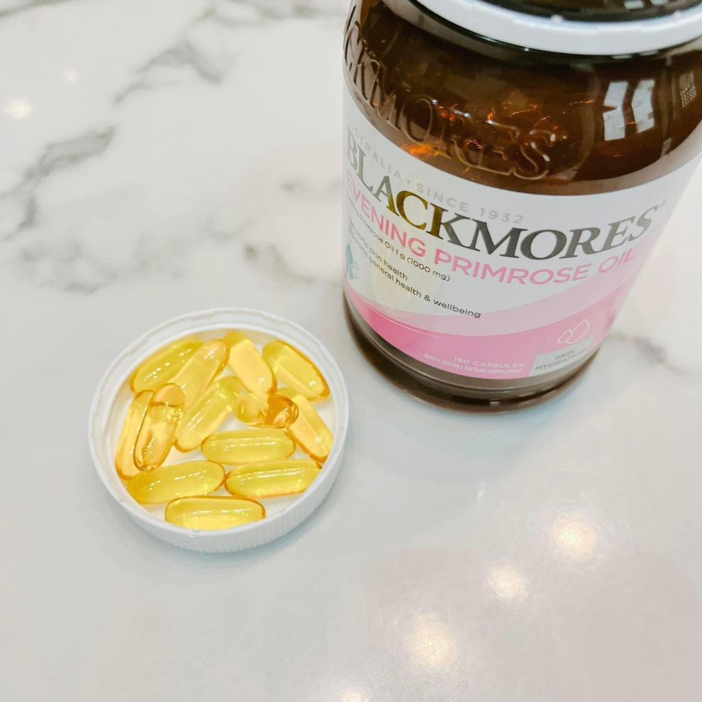 Tinh Dầu Hoa Anh Thảo EVENING PRIMORSE OIL BLACKMORES Giúp Đẹp Da, Cân Bằng Nội Tiết Tố chính hãng lọ 190 viên SHINECOS