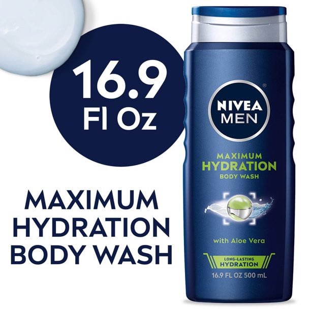 Sữa tắm dưỡng ẩm tối đa cho Nam Nivea 500 mL nhiều hương thơm