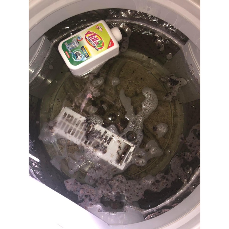 Tẩy lồng máy giặt Ailla giúp loại bỏ cặn bẩn, làm sạch, quần áo luôn thơm tho sạch sẽ
