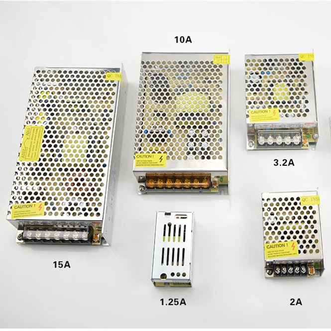 Nguồn tổ ong nguồn led 12V 24V 5A 10A 15A 20A S-120-24 120W 250W 360W 500W