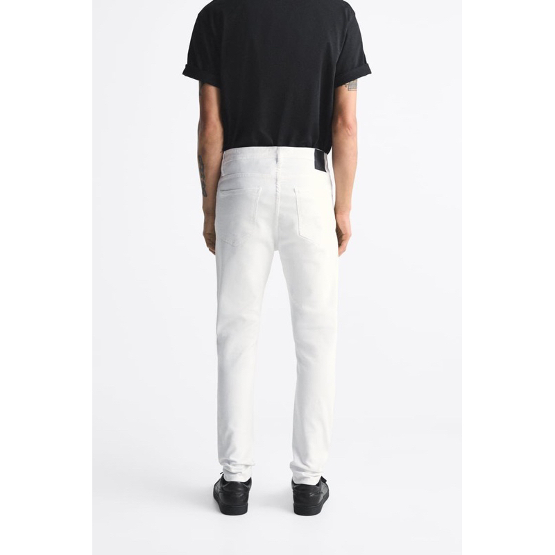 Quần jean trắng Zara authentic SKINNY size 31