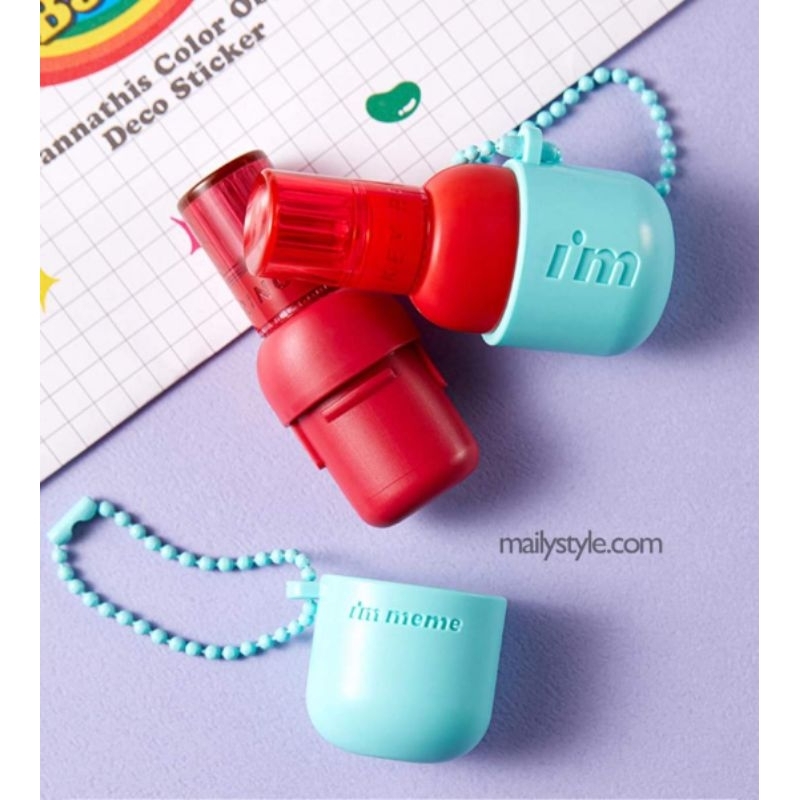 son I'm Meme Color Key Ring Water Gel Tint 04 - Plum Fatal: Màu đỏ mận