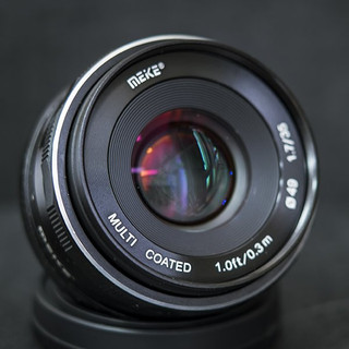 Ống kính mf meike 35mm f1.7 for sony - fujifilm - mới 98%
